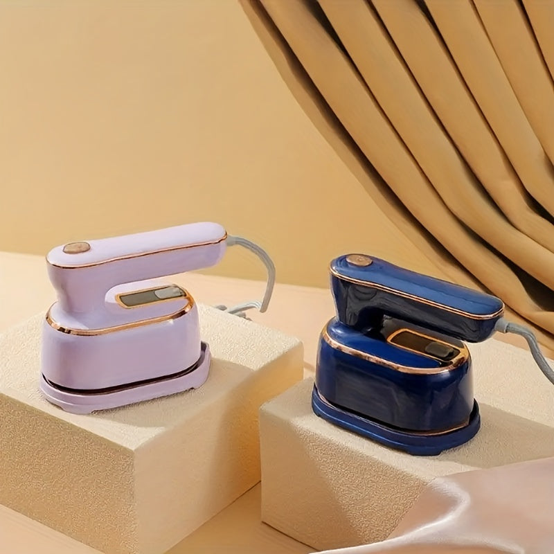 Vaporizador de mano portátil con mango plegable y plancha giratoria para viajes y hogar