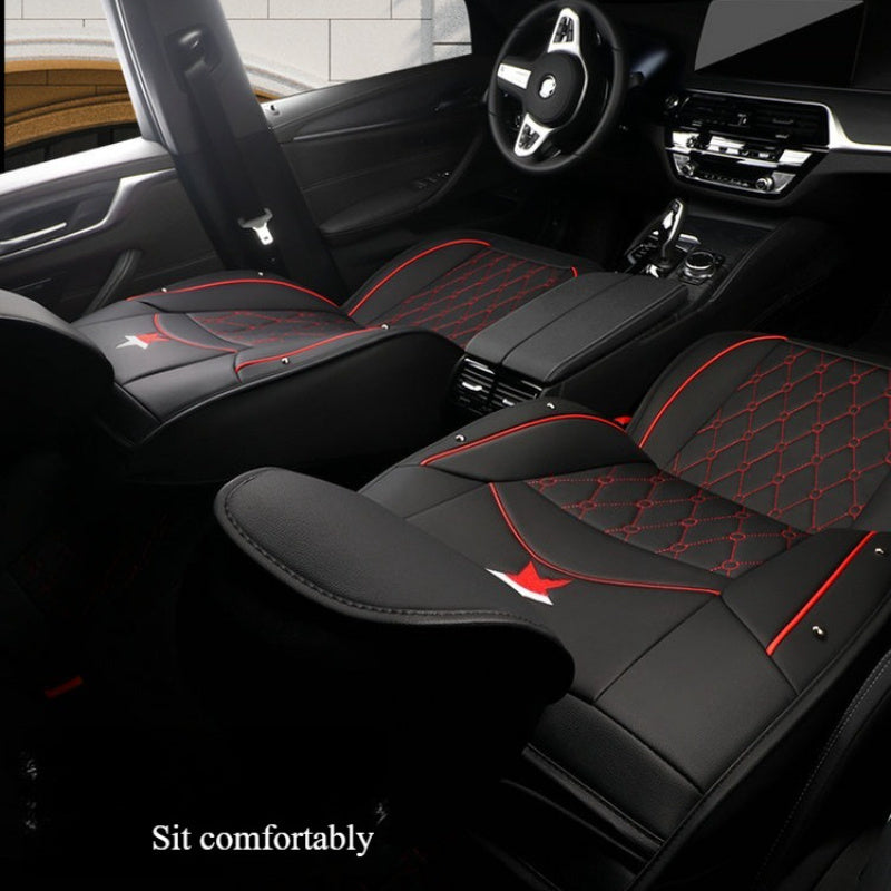 Universal Full Coverage SUV Seat Cover Waterproof Durable Black