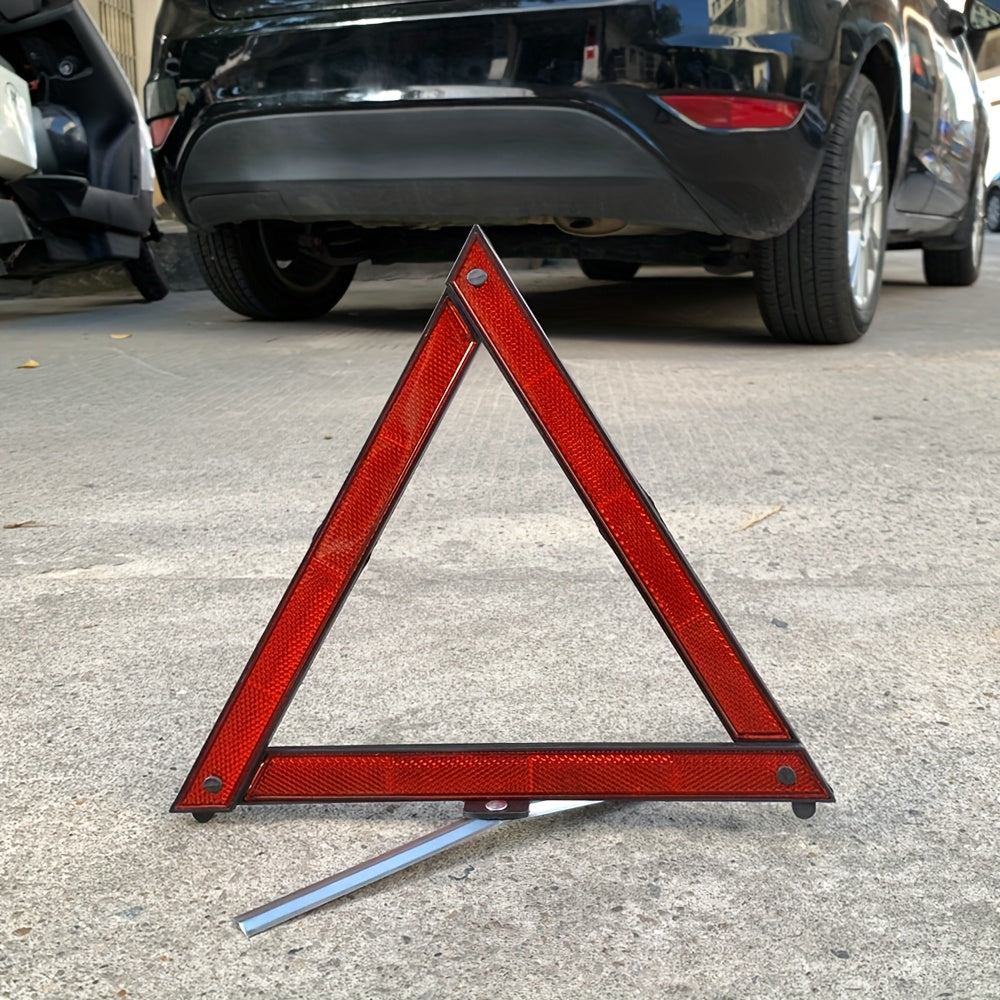 Car Emergency Warning Triangle Reflective Foldable Safety Sign for All Vehicles