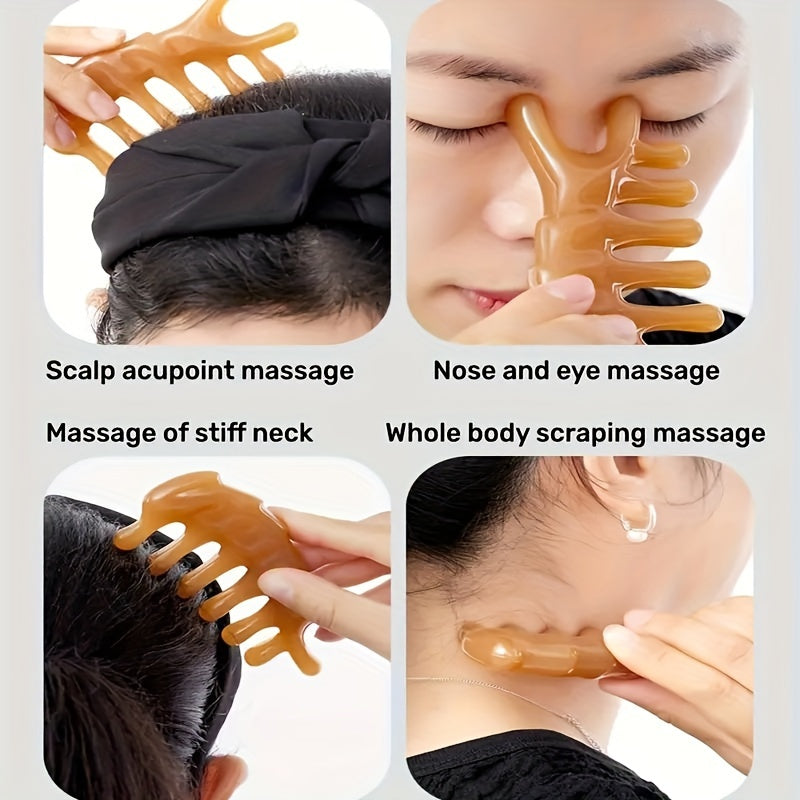 Set of 1/3/4 Gua Sha Boards for Face Scalp Massage Skin Care and Muscle Relaxation