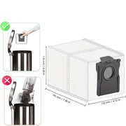 12-ta to'plam robot tozalovchi changyutgichlar uchun changyutgich sumkasi 3.2L 4-qavatli yopish