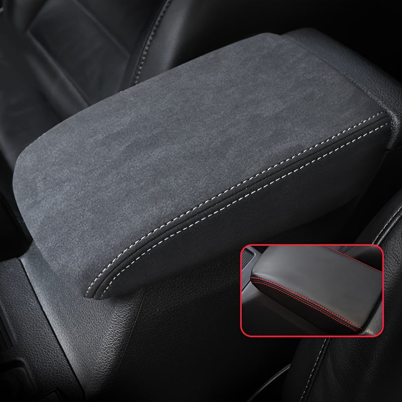 Car Interior Armrest Cover PU Leather Pad for Golf Mk7 2014-2020