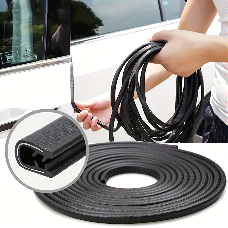 Car Door Edge Guards 5.0m Rubber Edge Trim Protector for Automotive Entry