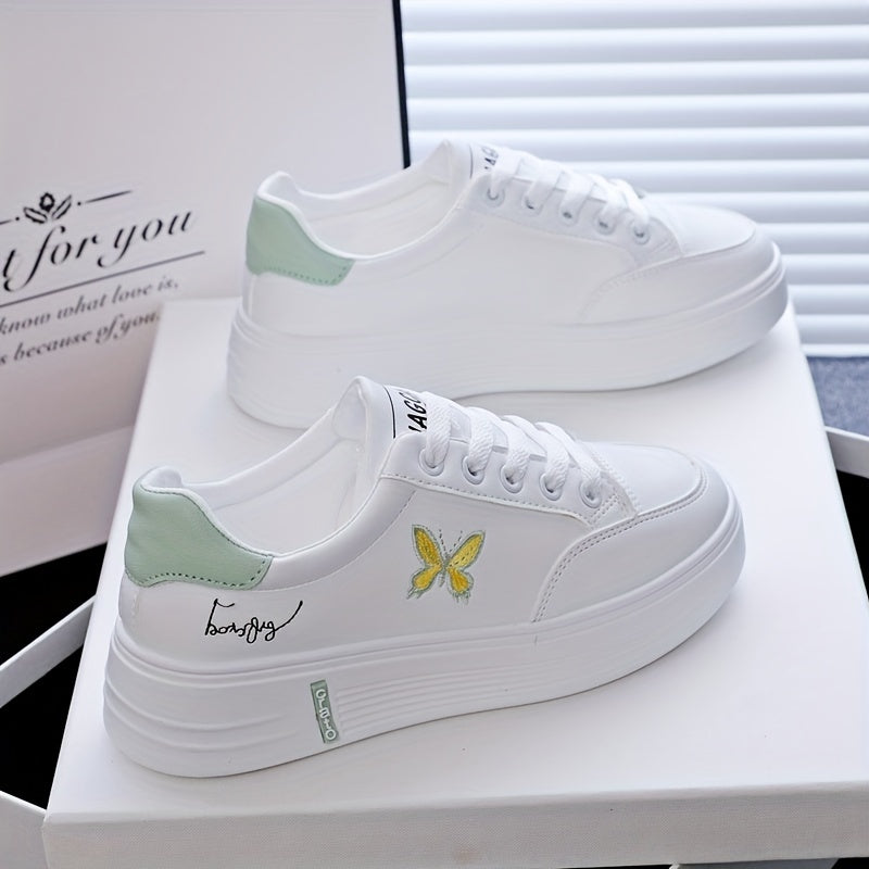 Women's White Breathable Sneakers for Casual, Running, Fitness, Hiking