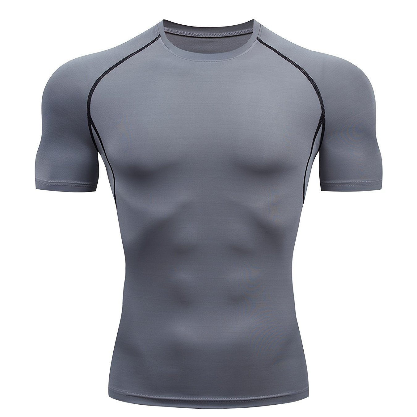 Men's Breathable Quick-Drying Stretch Sports Top for Outdoor Training