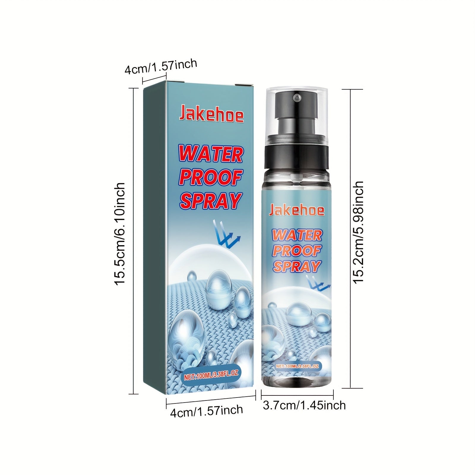 Unisex Waterproof Spray 100ml for Jackets Shoes Snow-Resistant Stain Remover