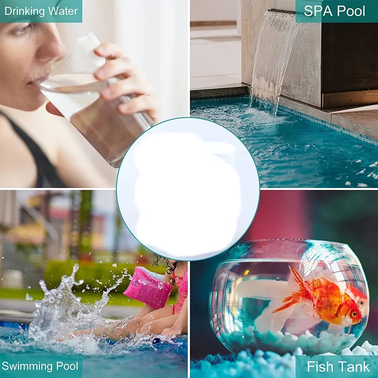 Профессиональный набор для тестирования питьевой воды с 100 полосками 16 в 1, точными и простыми в использовании, для различных загрязняющих веществ, таких как ртуть, свинец, железо, медь, хлор, хром и циануровая кислота.