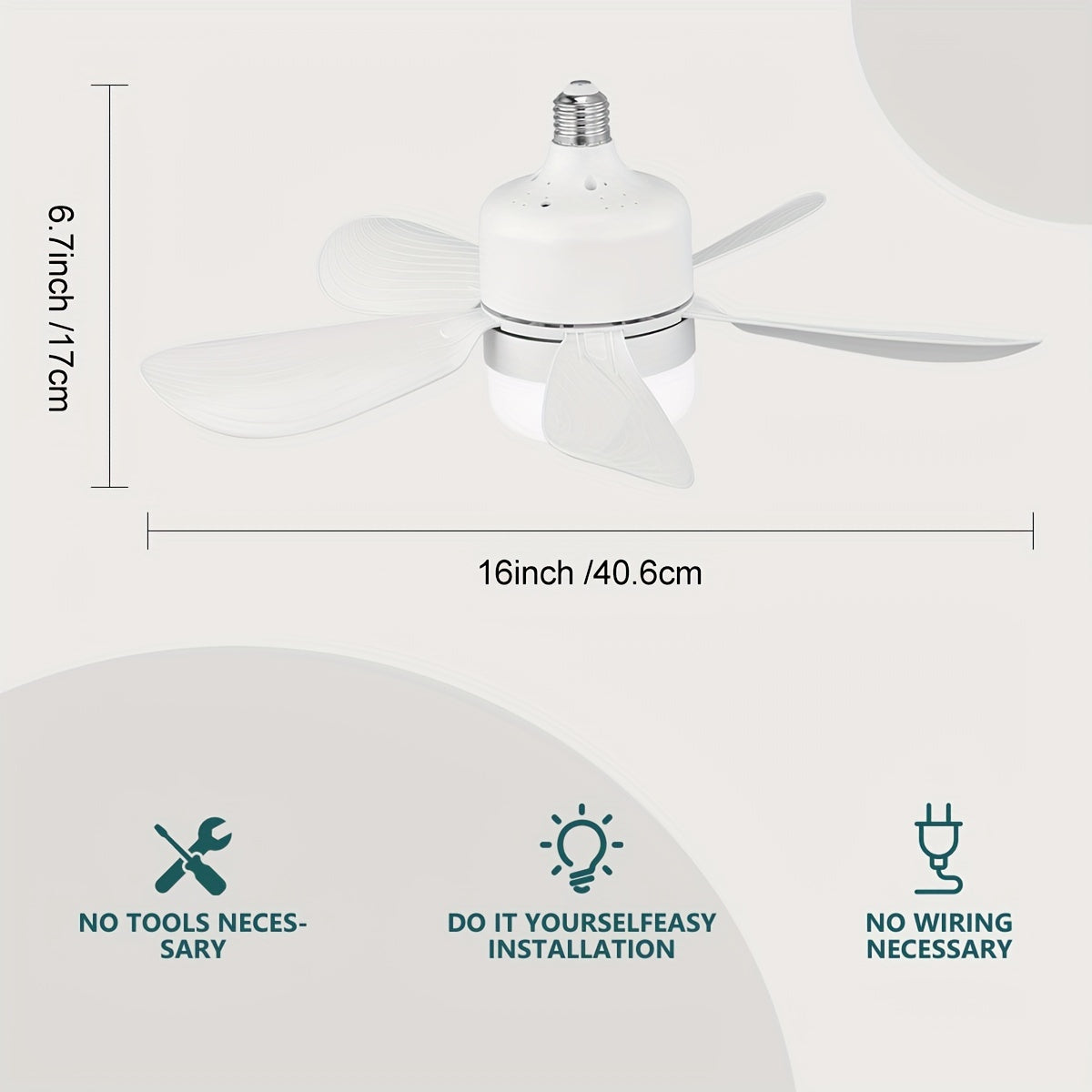 White Dual-Headbed Smart Ceiling Fan Light Two-Pack with Remote Control and Dimmer