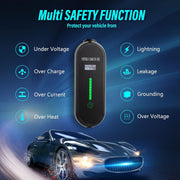 Cargador universal para vehículos eléctricos con cable de 5M, carga rápida AC, 16A