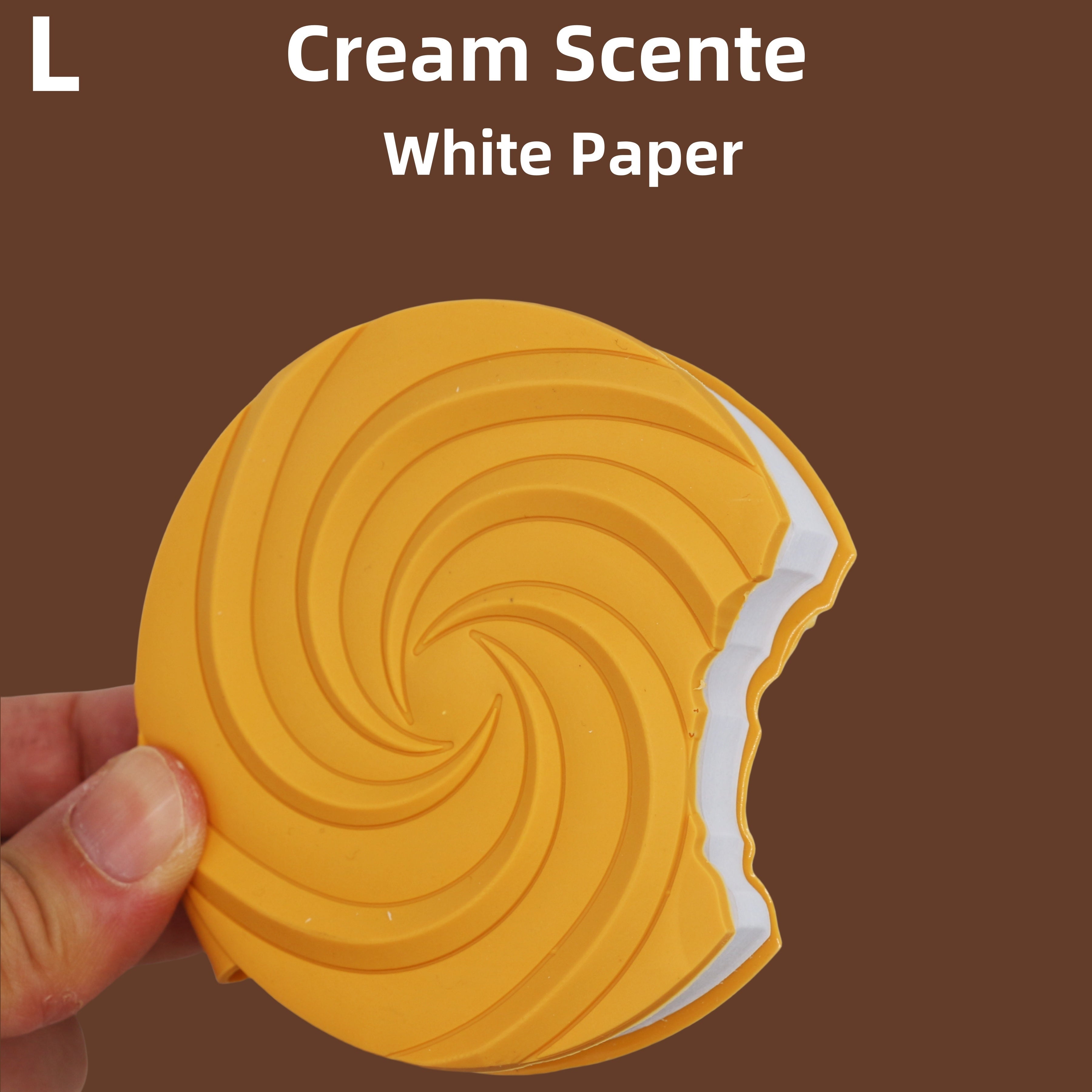 Mini Notebook in Chocolate Macaron Waffle Strawberry Shortcake Design with 80 Tear-Off Pages