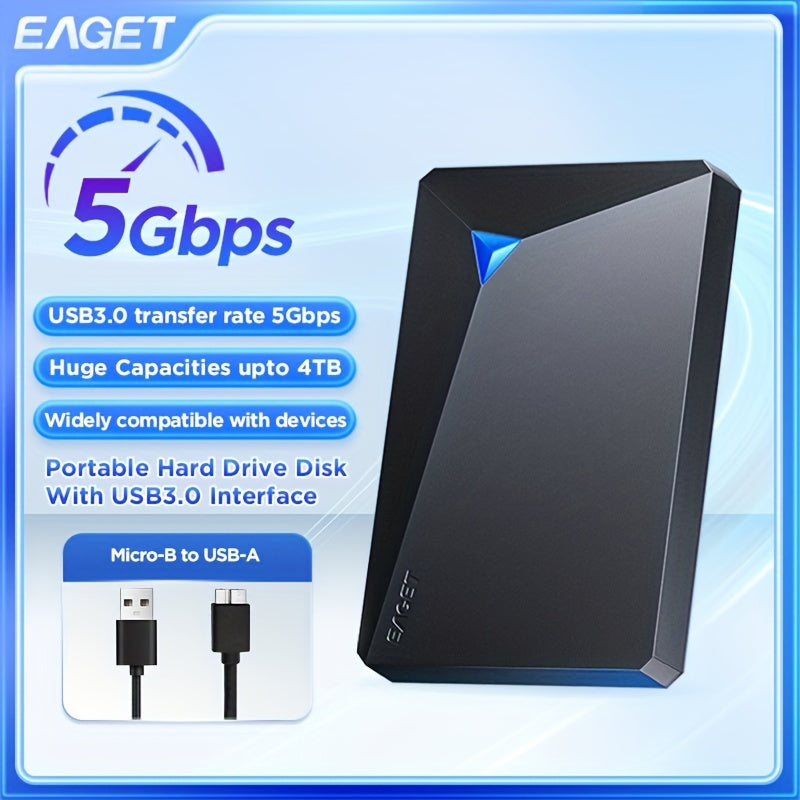 Portable External Hard Drive 2TB 1TB 500GB USB 3.0 Solid State and HDD