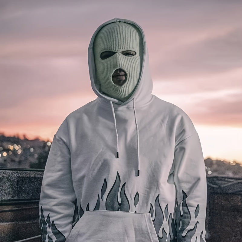 Bu qish 1 dona to'qilgan chang'i niqobi bilan iliq va zamonaviy bo'ling. Ushbu ajoyib bosh kiyimi balaklava erkaklar va ayollar uchun mos keladi, Halloween dahshatli parodiyalari uchun yoki qiziqarli avtomobil bezaklari sifatida juda mos keladi.