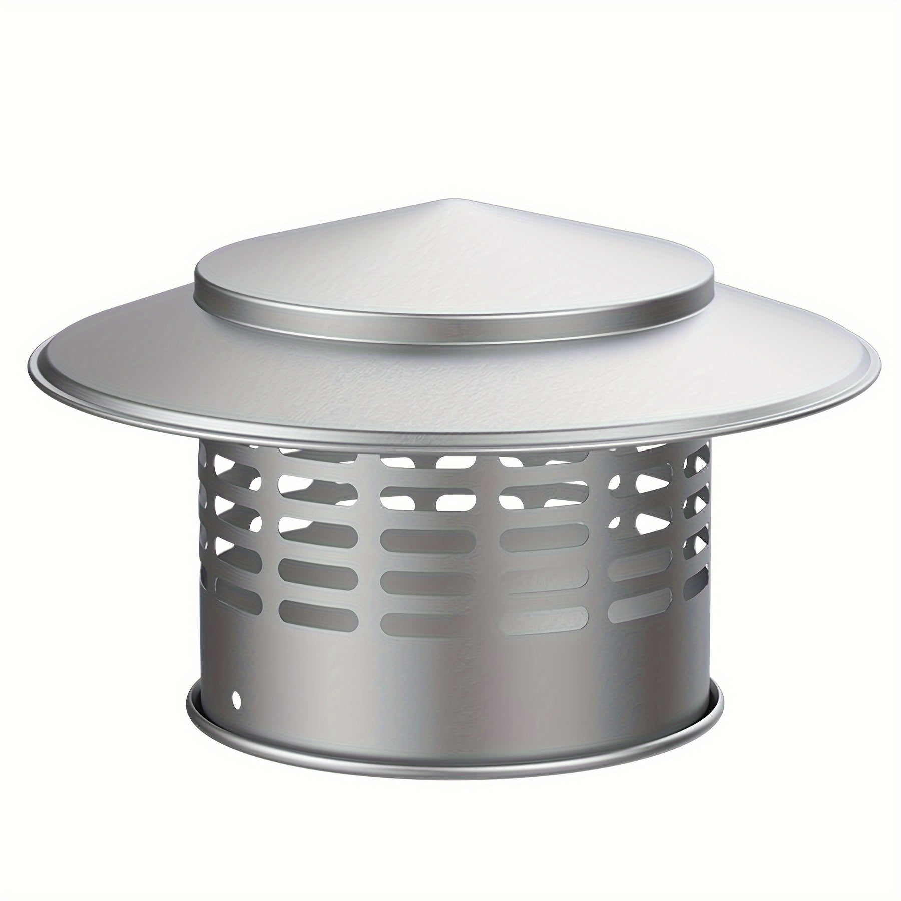 8-Inch Stainless Steel Chimney Cap Waterproof Rust-Resistant Bird Leaf Guard