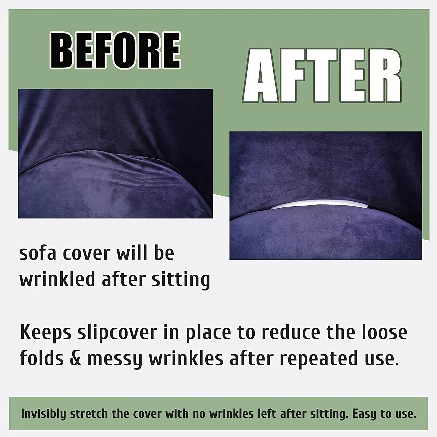 White Foam Sofa Cover Tuck Grips Set of 6 or 12 Non-Slip Gap Fillers