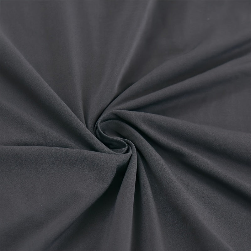 Juego de 6 fundas de silla de spandex de color sólido y elastico para comedores y hoteles