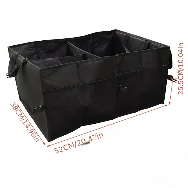 Органайзер для багажника автомобиля с большой вместимостью, складная коробка для хранения для кемпинга и путешествий