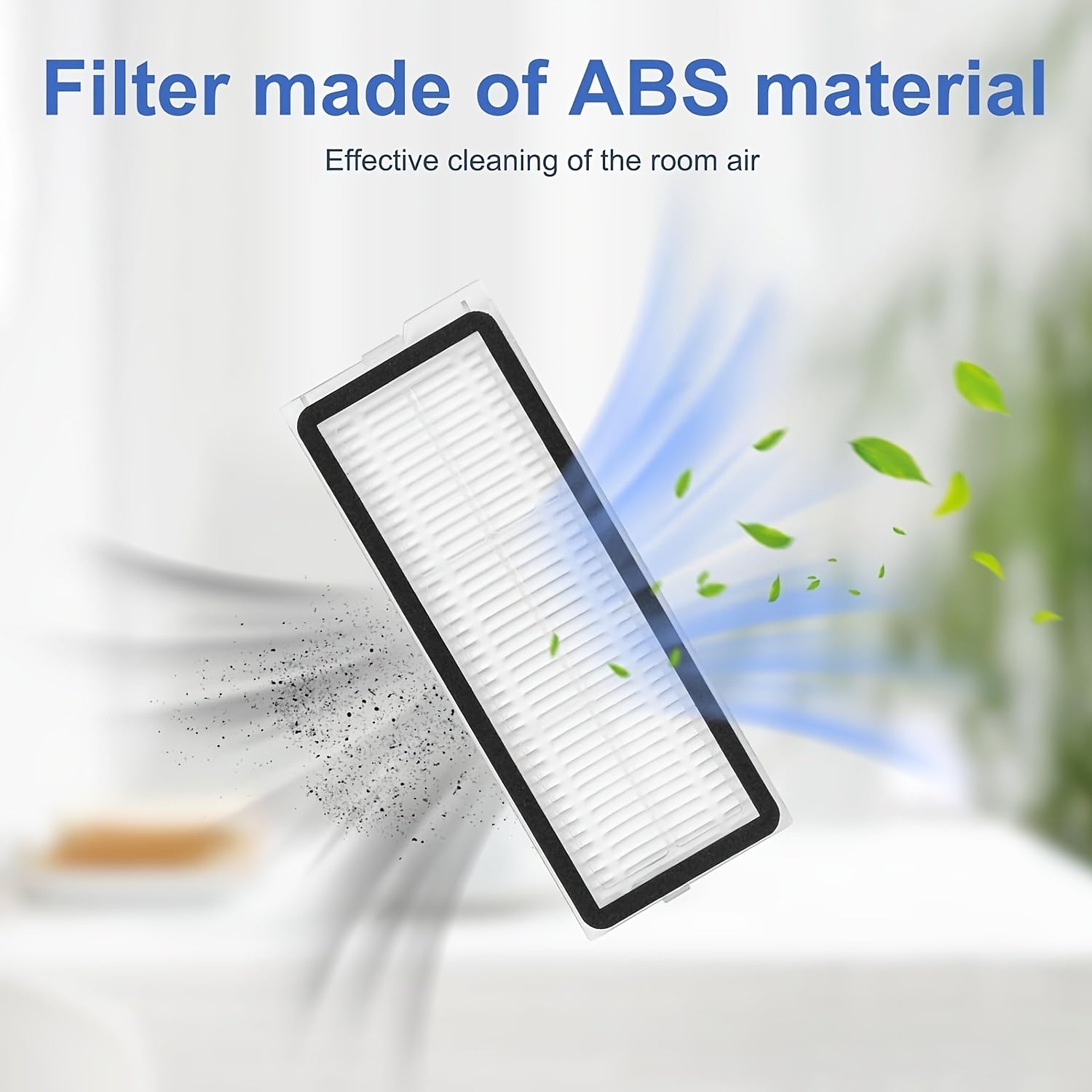 Roborock Q Revo MaxV/Q Revo Pro robot tozalagichi uchun aksessuarlar to'plami 8 dona: 2 dona mopa, 4 dona HEPA filtri va 2 dona yon cho'tka o'z ichiga oladi.