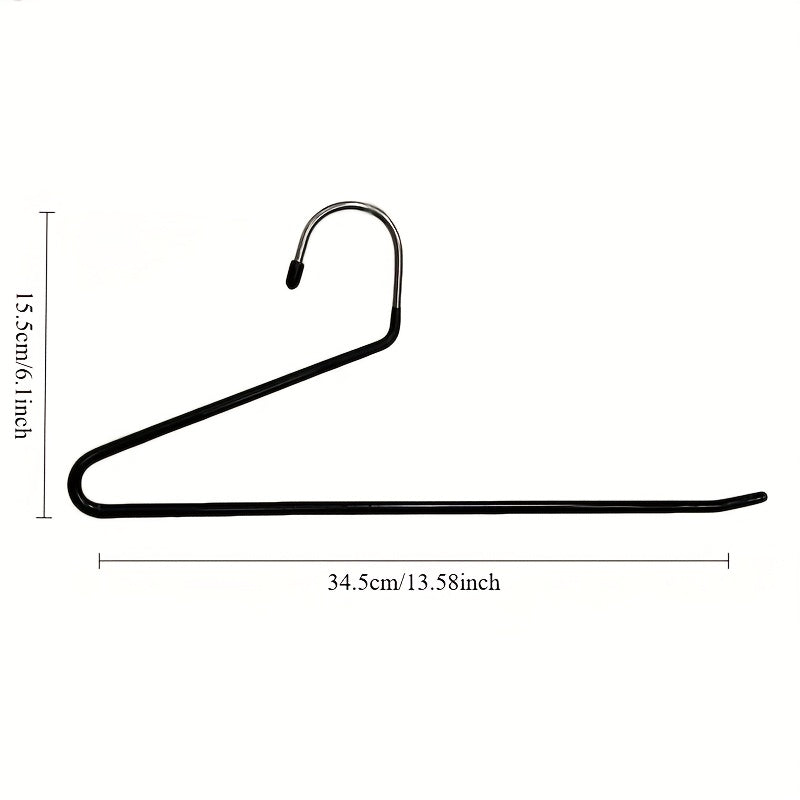 Комплект вешалок для бейсболок с двумя упаковками, изготовленный из прочного металла и пластика, идеален для организации в шкафу, удобное портативное решение для хранения шляп, вмещает до 20 шляп, подходит для любого стиля и размера шляпы, цвет: черный