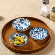 Set of 6 Ceramic Dipping Sauce Dishes for Soy Sauce Vinegar and Condiments