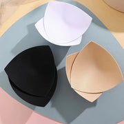 Women's Invisible Triangular Sponge Bra Pads Set for Support and Enhancement