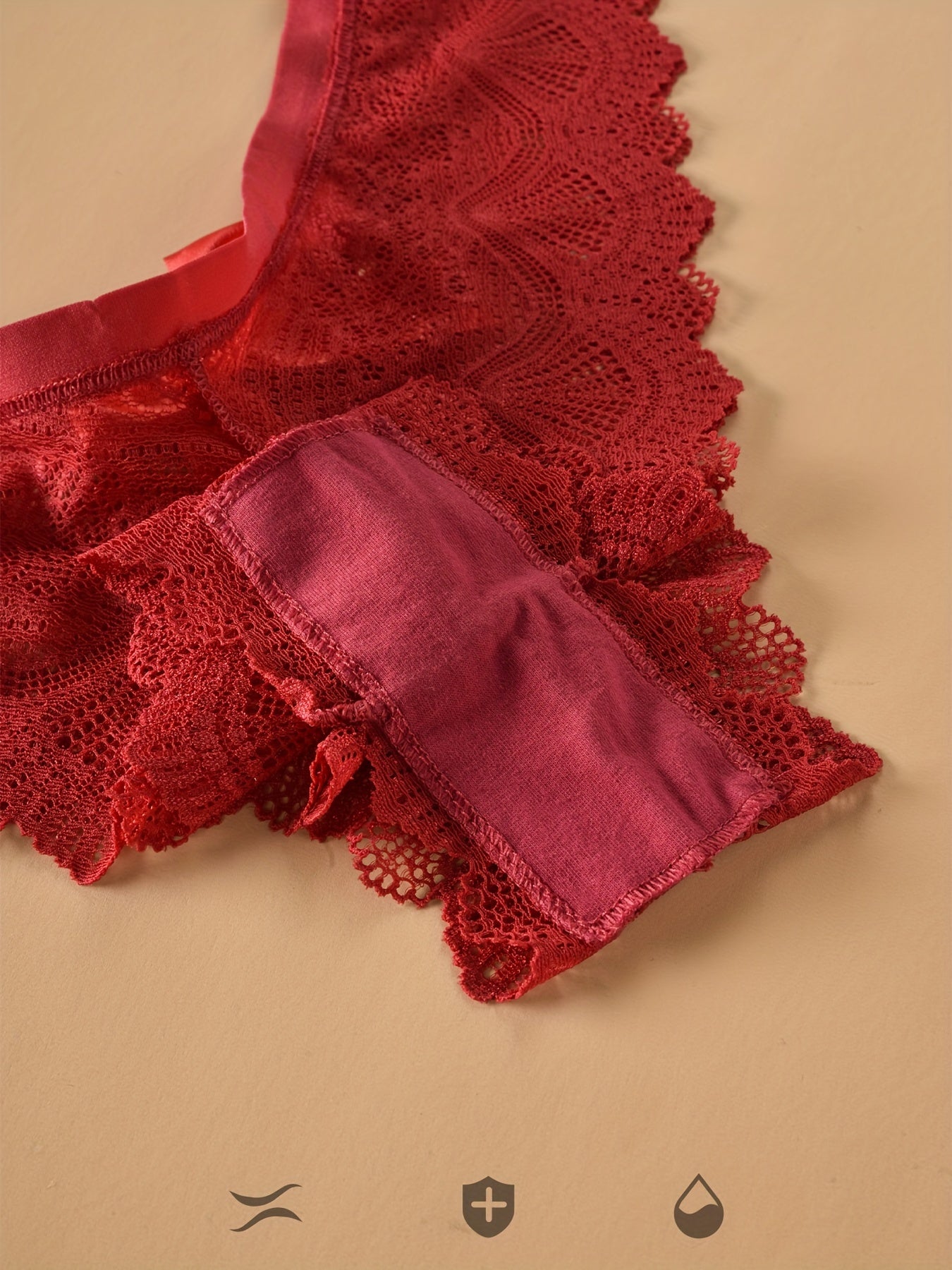 Women's Lace Thongs Sexy Comfortable Breathable Stretch Intimates