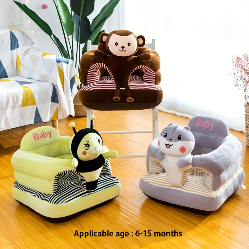 Kids' Cartoon Padded Chair for Comfortable Sitting, Learning and Play