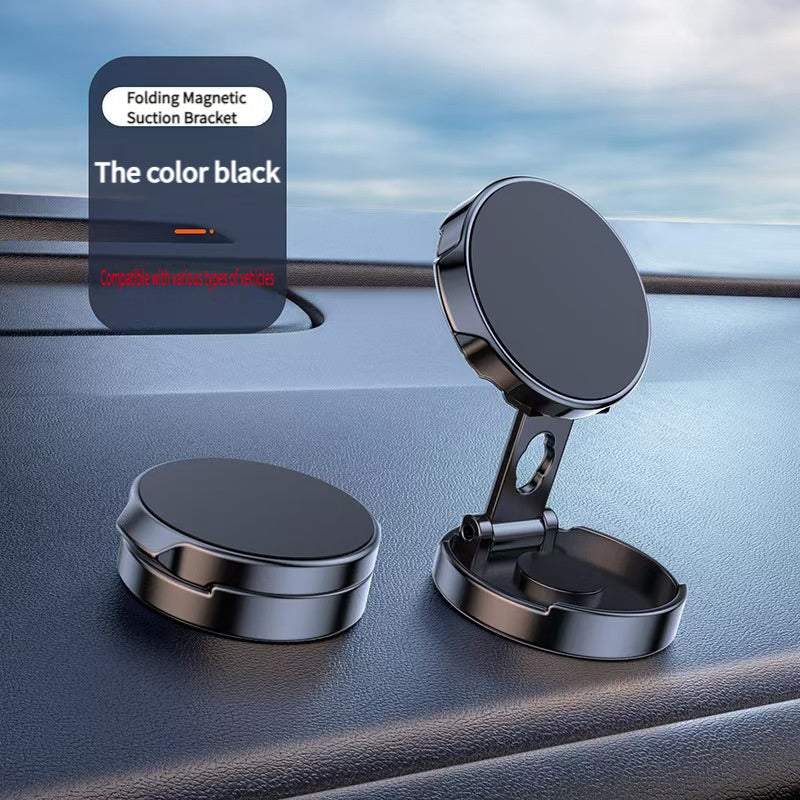 Foldable Magnetic Car Phone Holder with 360° Rotation for All Smartphones