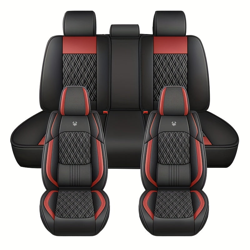 Universal avtomobil o'rindiq qopqog'i faux charm, to'liq qamrov, barcha mavsumlarga mos, aşınishga qarshi