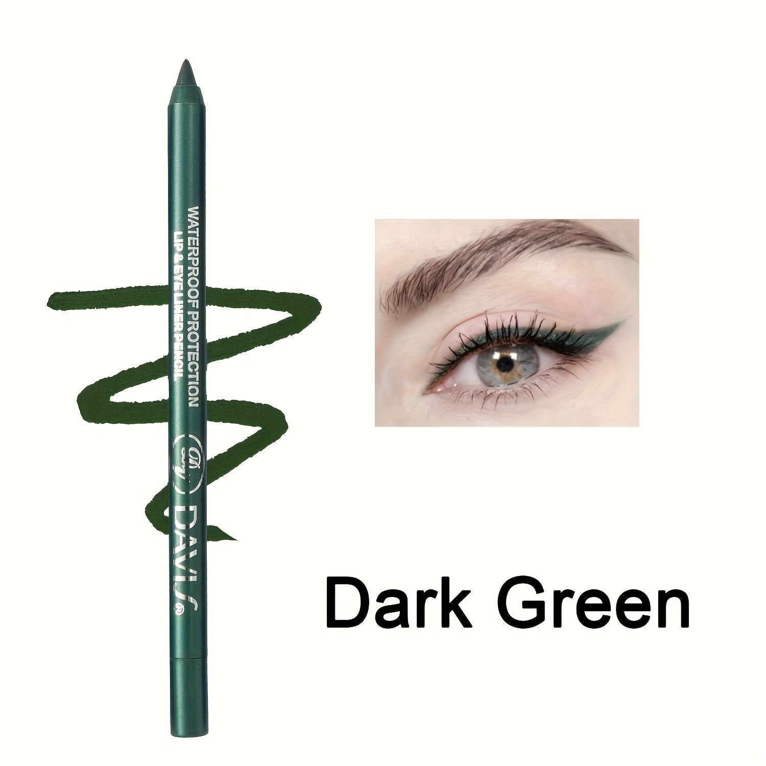Women Long-Lasting Smooth Glide Eyeliner Pencil Colorful Eye Makeup