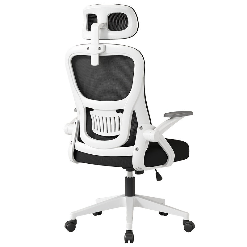Ergonomic High-Back Office Chair with Breathable Mesh and Adjustable Lumbar Support