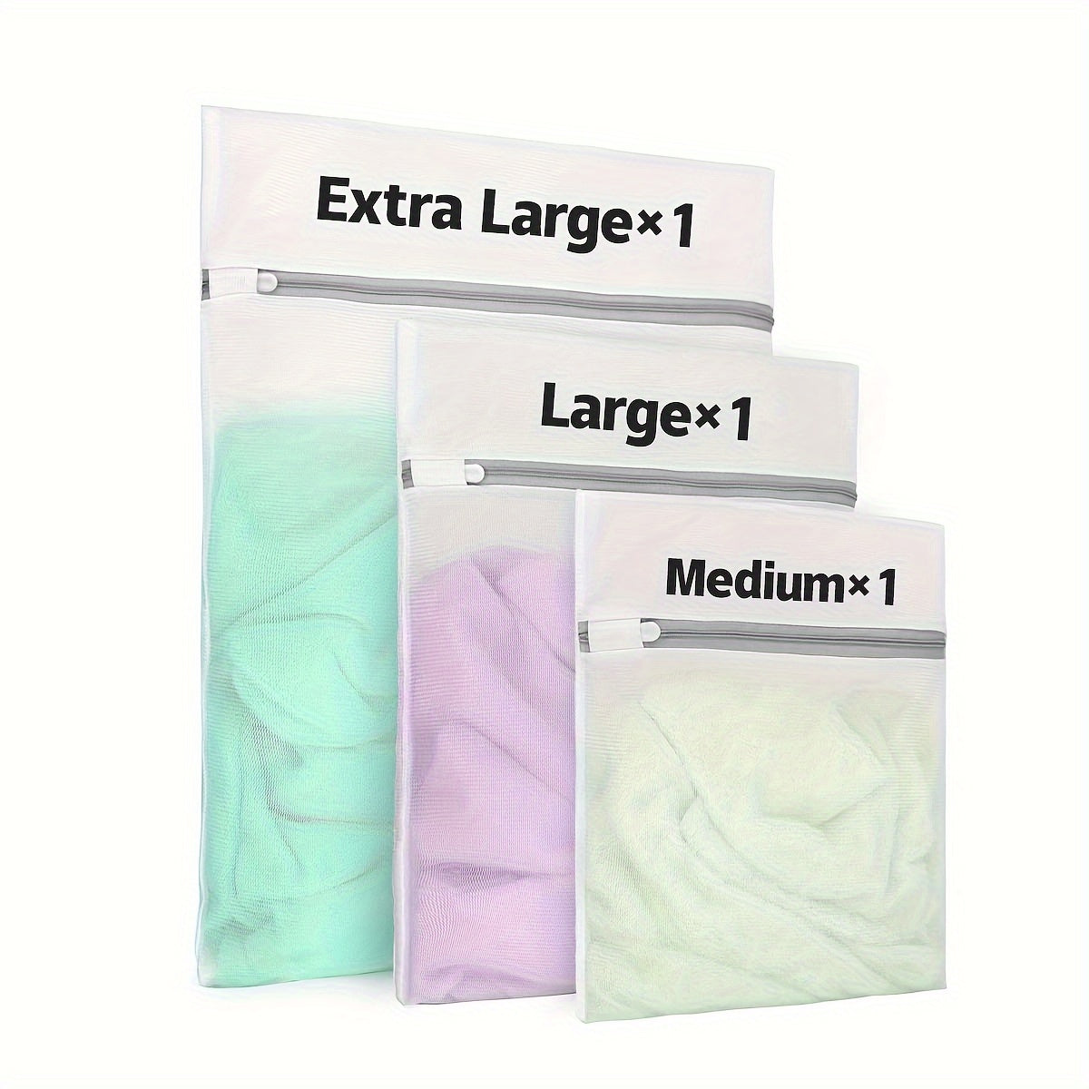 5 шт. сетчатых мешков для стирки деликатных вещей, нижнего белья, бюстгальтеров, носков