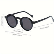 Ayollar uchun oval moda ko'zoynaklar vintage kichik ramka, ko'k