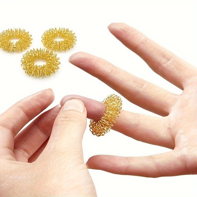 Colorful Mini Spring Finger Massager for Stress Relief for Men and Women