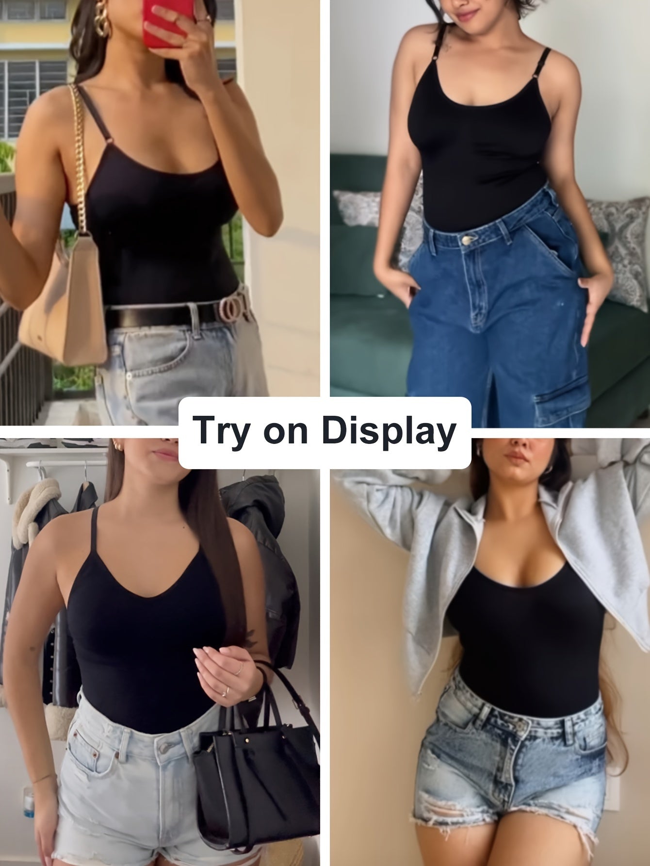 Ayollar uchun Luviee orqasi ochiq bodysuit, past qo'llab-quvvatlash, bir rangda, qo'l bilan yuvish yoki quruq tozalash.