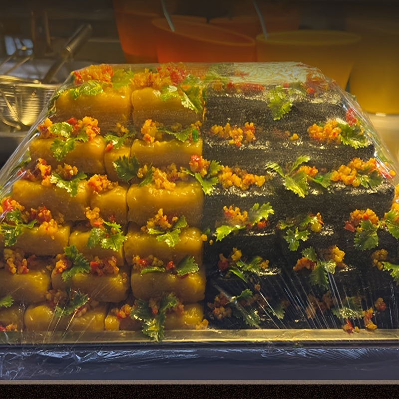 Plastic Food Cover Sheets for Trays Up to 70.1 cm Non-Contact Food Storage Wraps