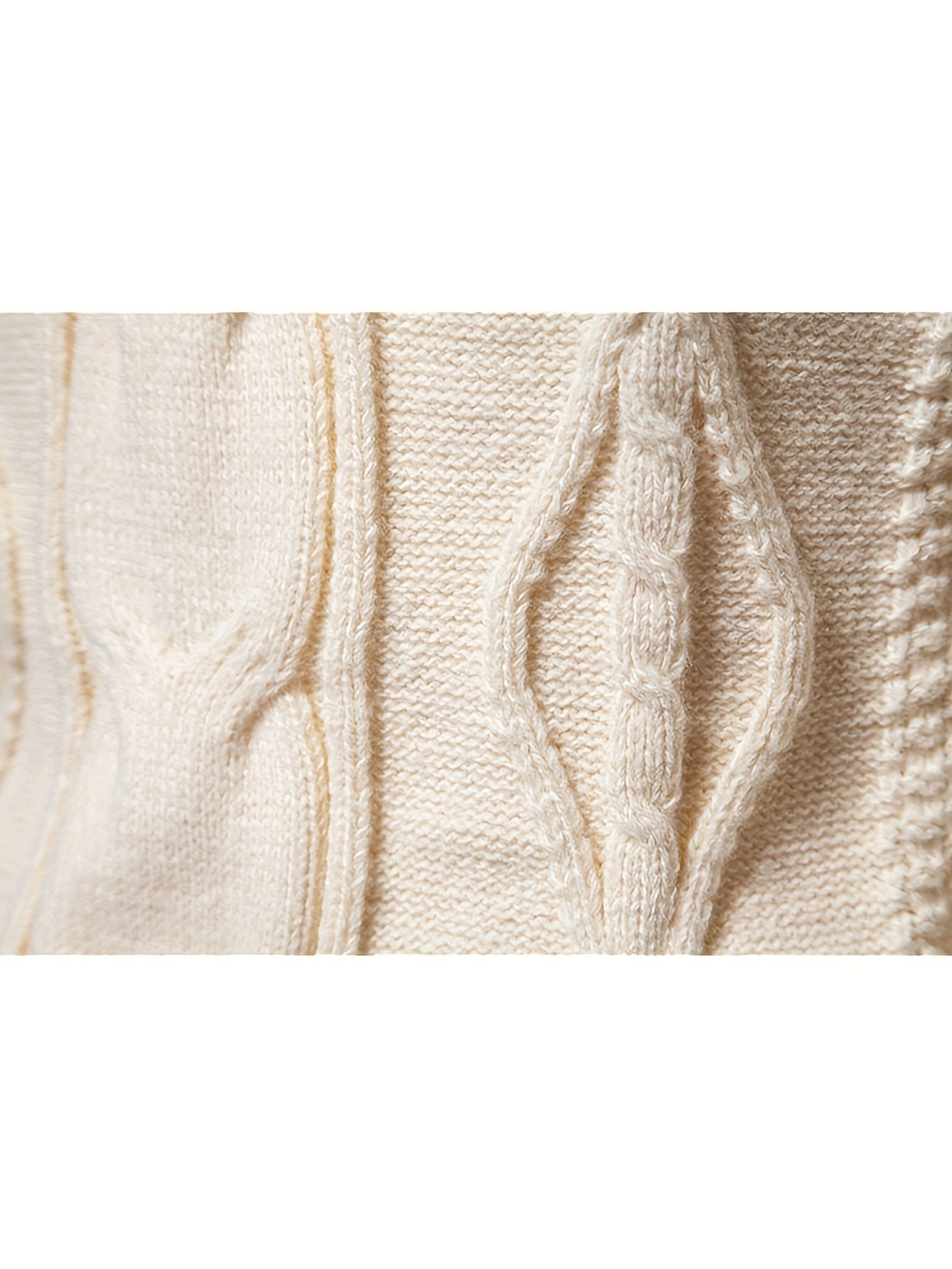 Plus Size Men’s Solid Argyle Knit Sweater Long Sleeve Crew Neck Fall Winter Casual