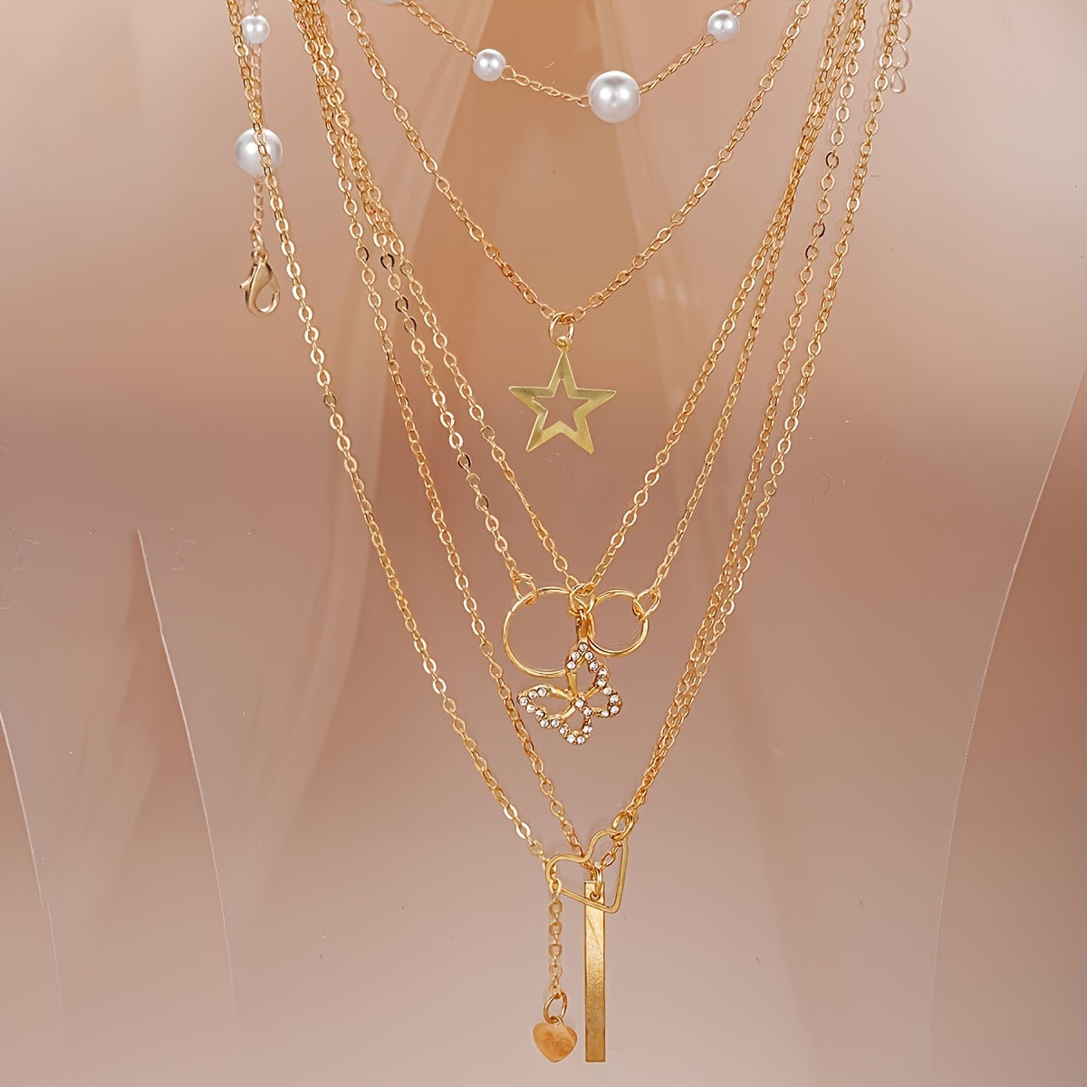 86 ta zamonaviy zargarlik buyumlari to'plami, marjonlar, bilaguzuklar va uzuklar bilan, kundalik kiyimlar, ziyofat aksessuarlari, norasmiy uchrashuvlar uchun bezaklar (quti kiritilmagan)