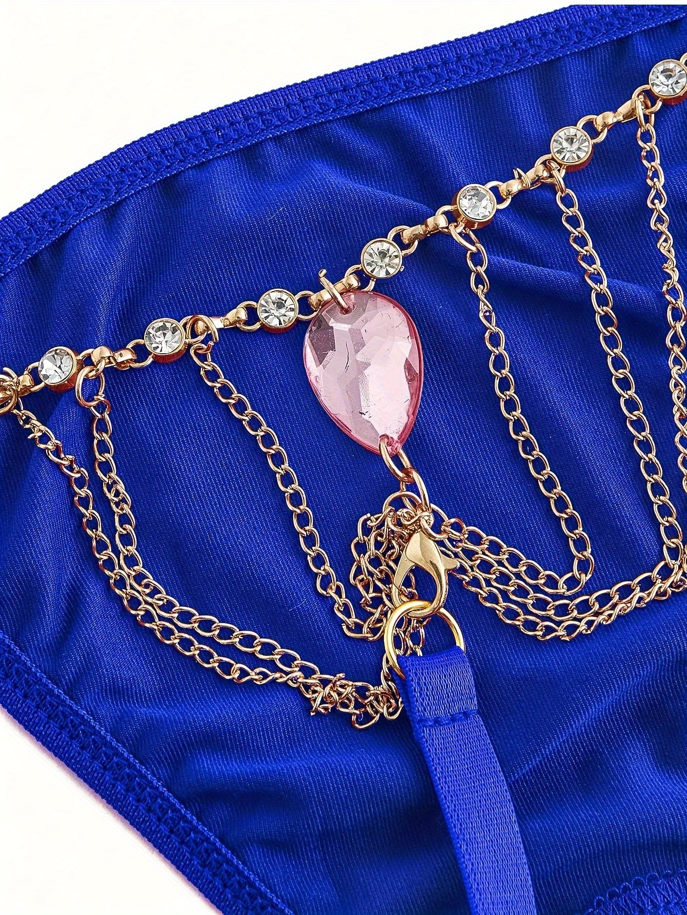 Women's Rhinestone Thong Panties Sexy Lingerie