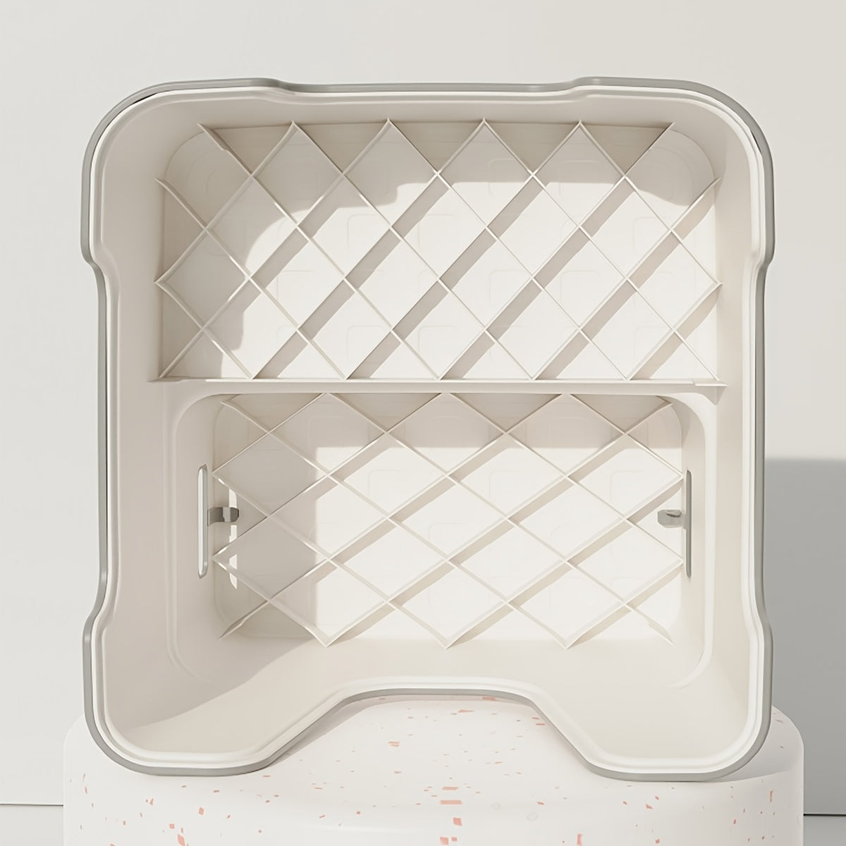 Taburete de plástico antideslizante para baño, entrenamiento para ir al baño y alcanzar lavabos