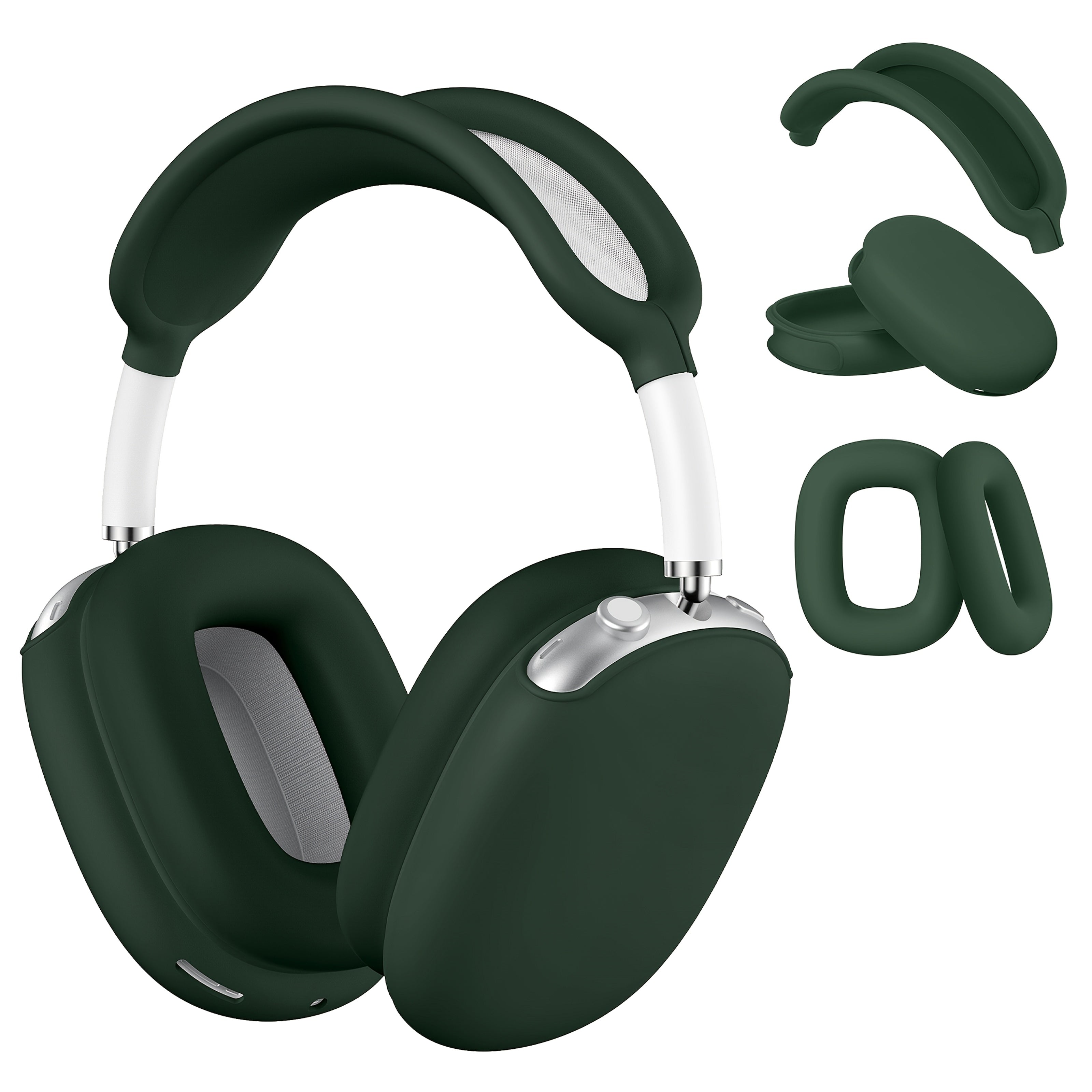 Fundas de silicona para auriculares AirPods Max antirayaduras, a prueba de polvo y golpes, en varios colores