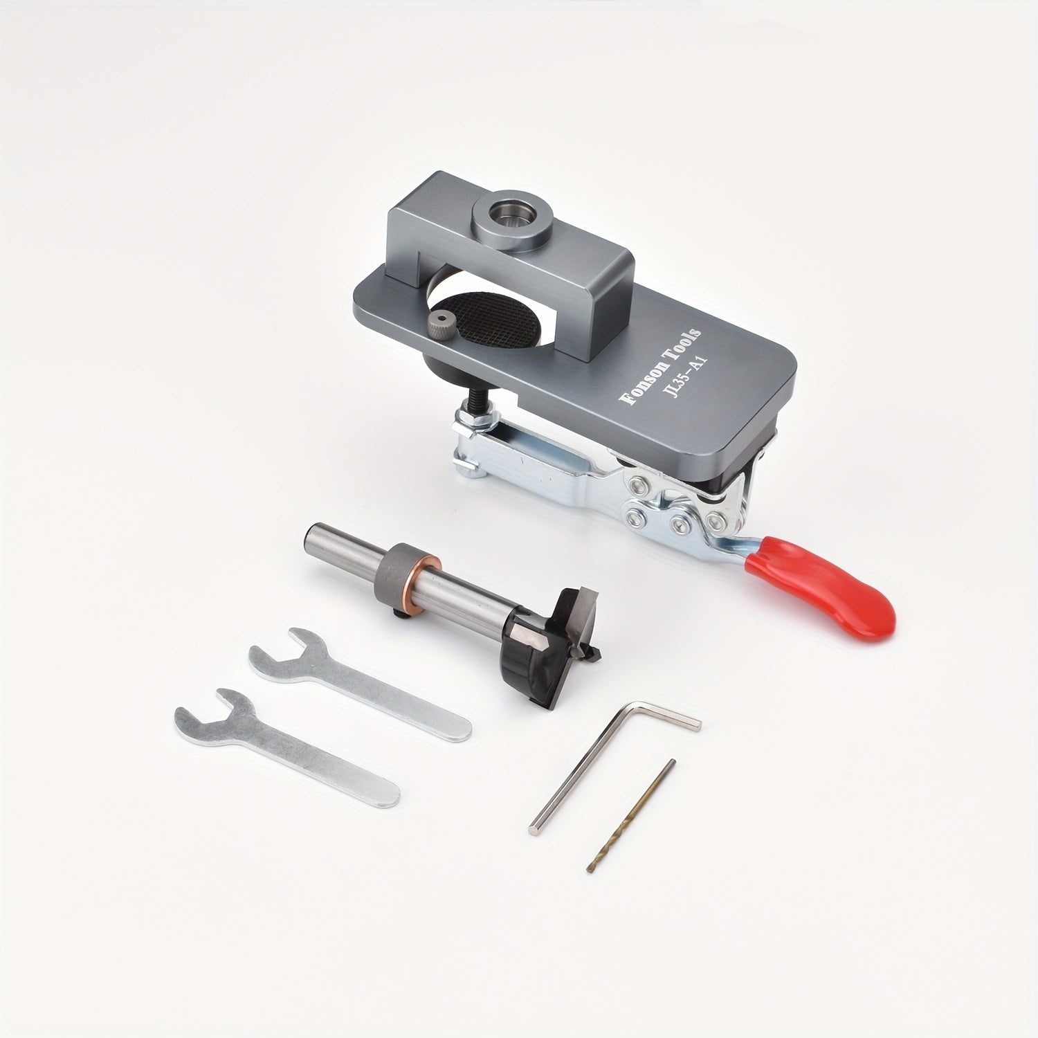 35mm Aluminum Alloy Woodworking Hinge Jig No Electricity Needed