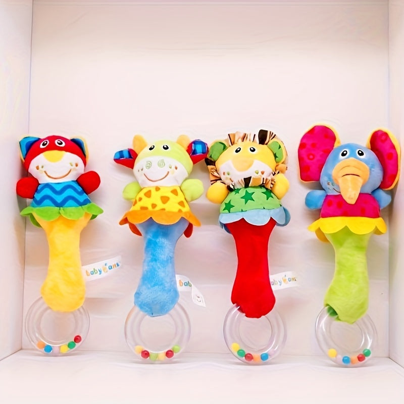 Baby Toy Handheld Shaking Bell Plush Toy for Infants and Toddlers