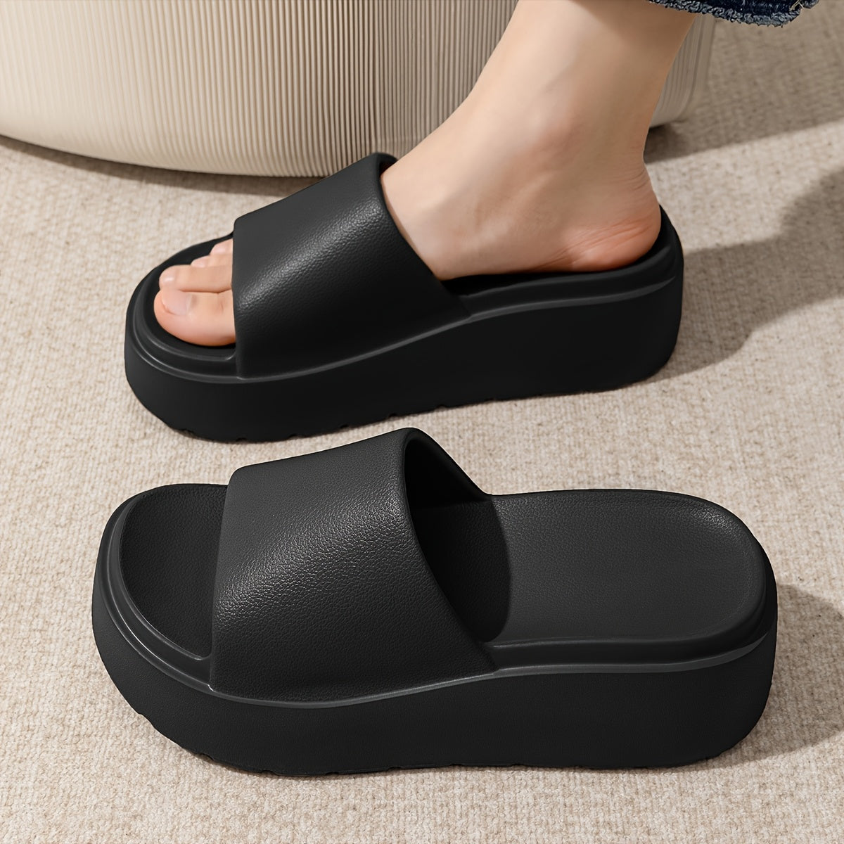 Женские сланцы EVA на плоской подошве для всех сезонов, повседневная и удобная обувь