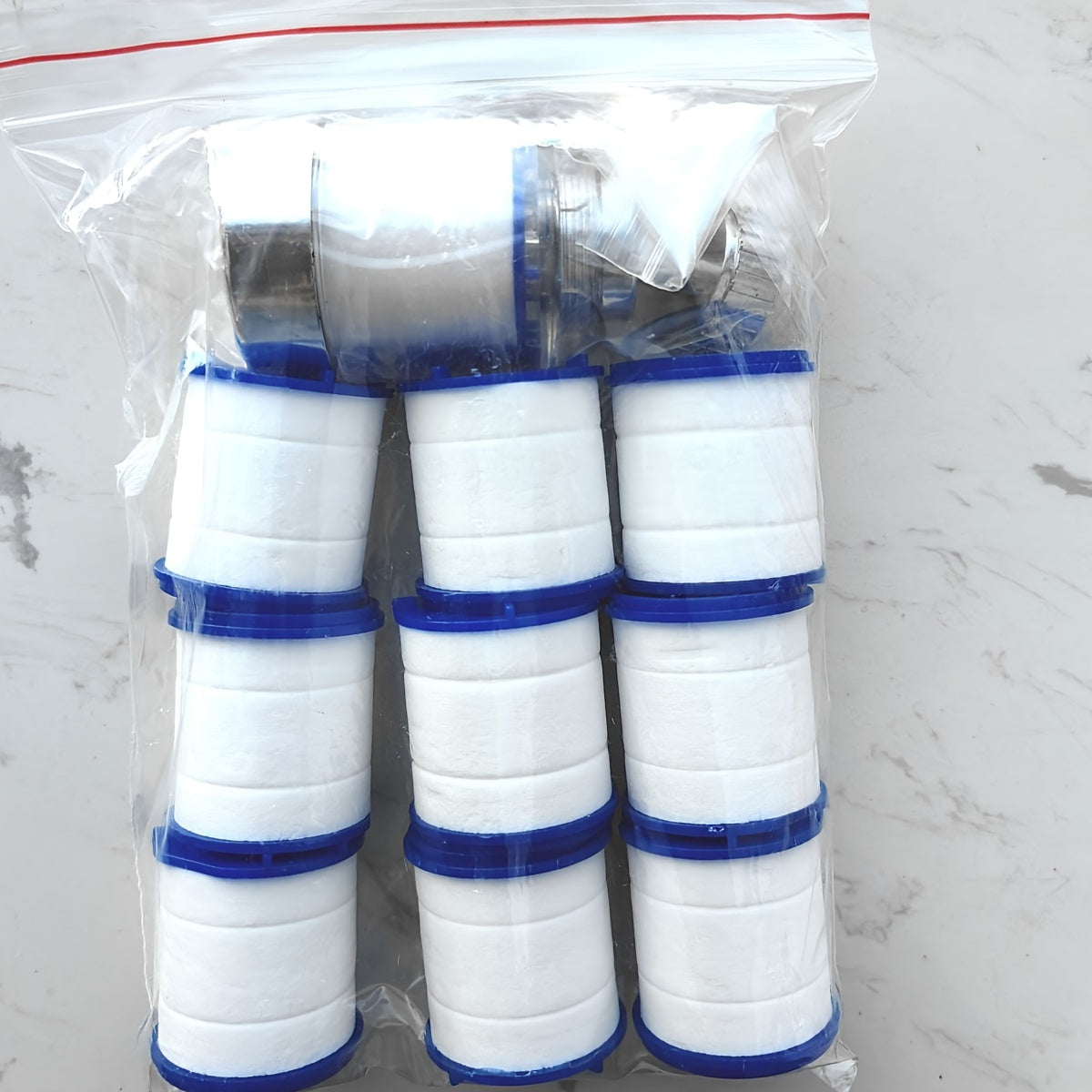 Suv Krani Filtri To'plami - Maktablar, Savdo Markazlari, Mehmonxonalar va Uylar uchun Ideal! Universal Model va O'zgartiriladigan Filtr Elementlari bilan 1+9 Kombinatsiya To'plami. Yuqori Sifatli PP dan tayyorlangan, Toza Suv Filtratsiyasi uchun Kukunsiz.