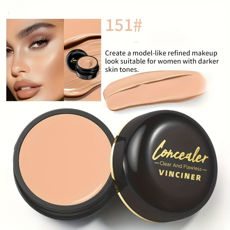 Women Waterproof Full Coverage Concealer Cream for Dark Spots and Scars