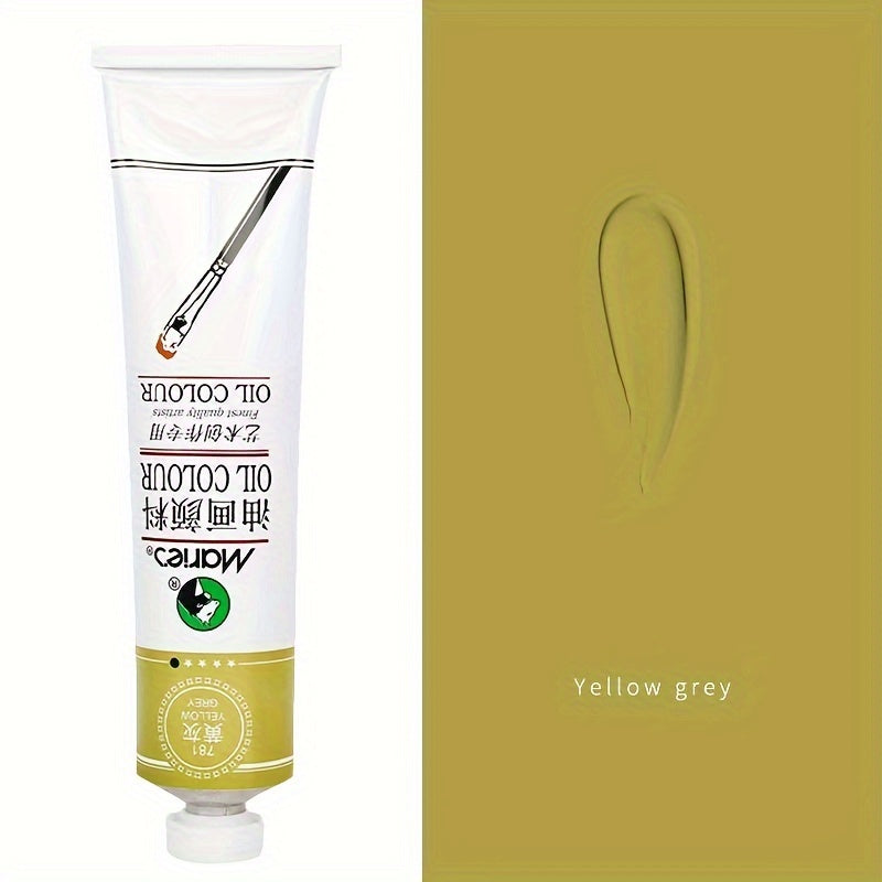 50ml White Oil Paint Tube for Canvas and Graffiti Art Professional Artist Grade