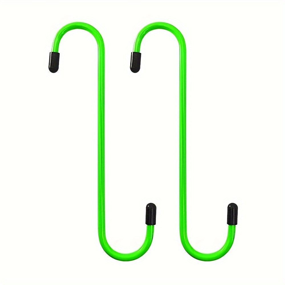 2Pcs Steel Brake Caliper Hangers with Rubber Tips for Auto Repair