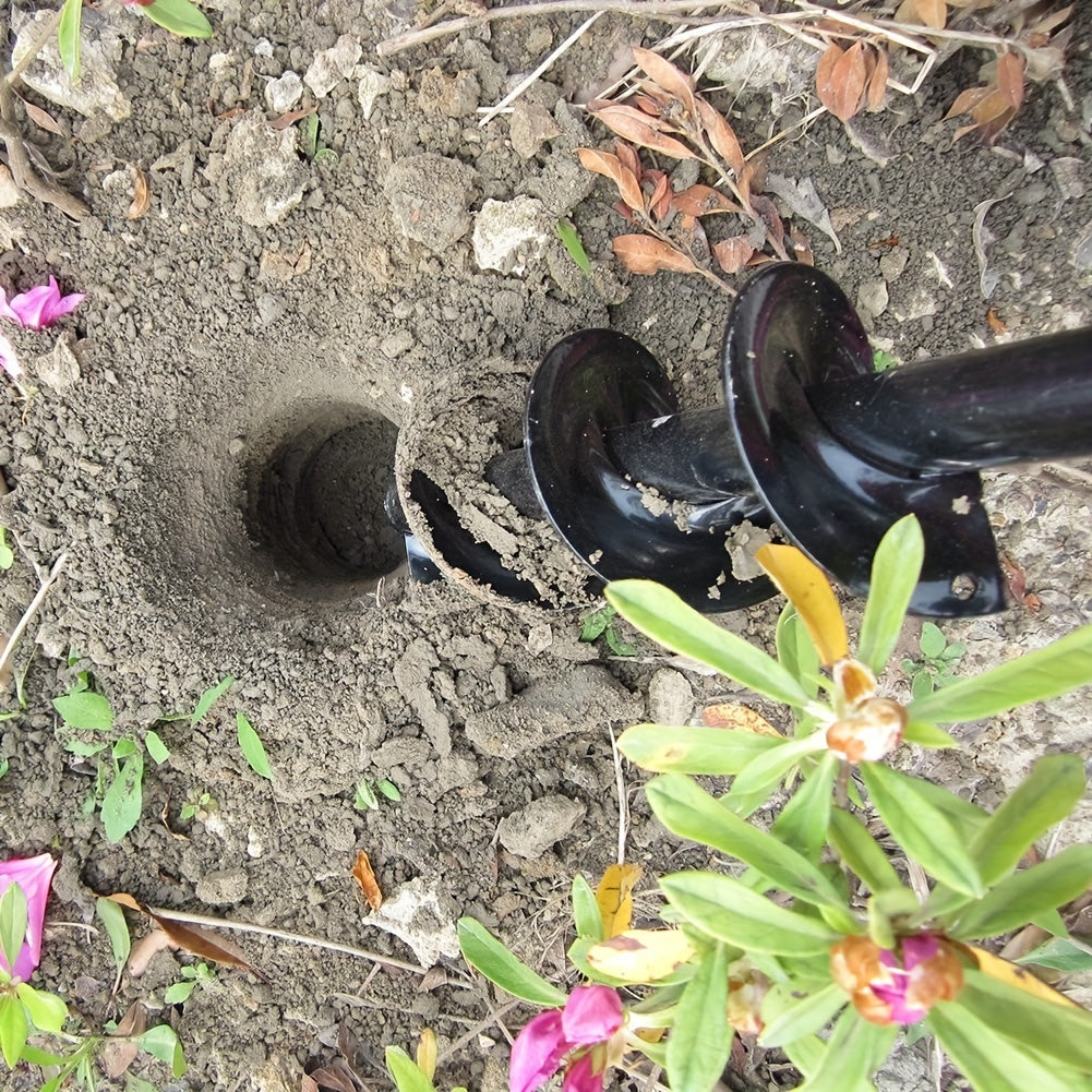 Heavy-Duty Garden Auger Drill Bit Spiral Planting for Bulbs and Bedding Plants