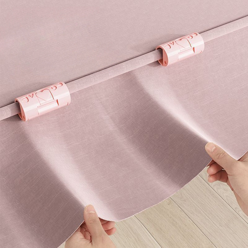 Love-Themed Polypropylene Comforter and Sheet Holders Non-Slip Clips Mixed Colors