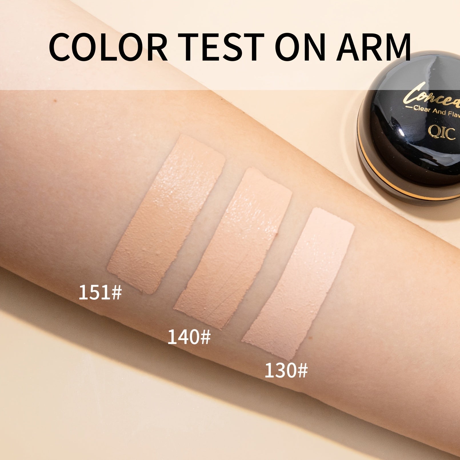 Women Multi-Tone High Coverage Concealer for Dark Circles Acne Blemishes